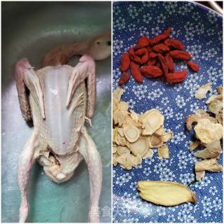 天麻西洋参煲乳鸽汤的做法步骤：1