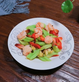 虾仁炒芹菜的做法步骤：11