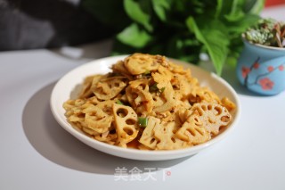 肉丝炒莲藕的做法步骤：1