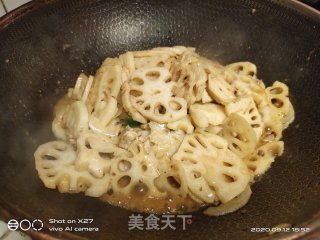 肉丝炒莲藕的做法步骤：4