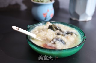 皮蛋萝卜干瘦肉粥的做法步骤：8