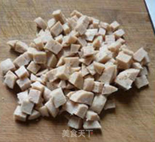 青菜贡丸鸡蛋炒饭的做法步骤：6