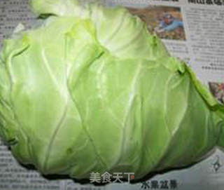 牛心菜炒面筋的做法步骤：1