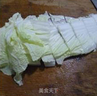 黑芝麻鸡蛋炒大白菜的做法步骤：5