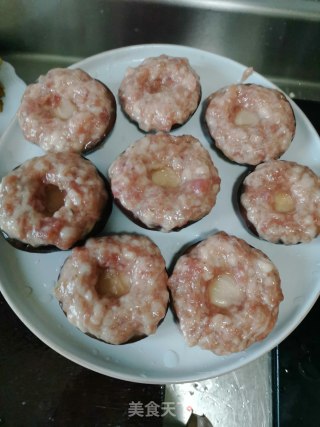 肉末鹌鹑蛋蒸香菇的做法步骤：7