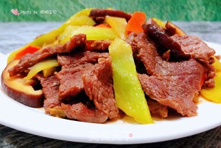 莴笋香菇炒牛肉片的做法步骤：12