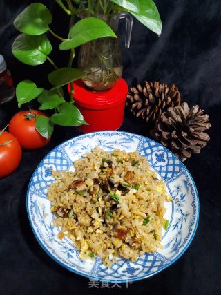 鳗鱼蛋炒饭的做法步骤：12
