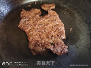 牛排汉堡的做法步骤：6
