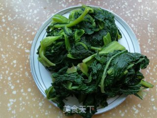 油麦菜鲜肉麦饼的做法步骤：3
