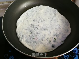 油麦菜鲜肉麦饼的做法步骤：12