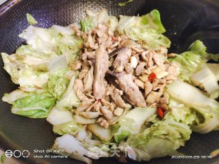 肉丝炒白菜的做法步骤：5