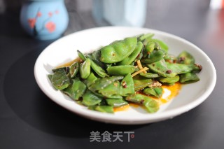 肉丝炒扁豆的做法步骤：8