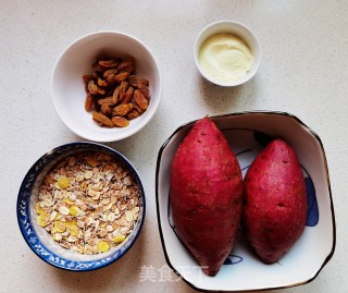 紫薯燕麦饼的做法步骤：1