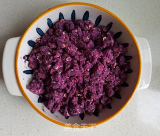 紫薯燕麦饼的做法步骤：8