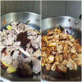 黄豆酱焖牛腩的做法步骤：6