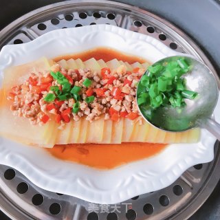 肉末盖冬瓜的做法步骤：10