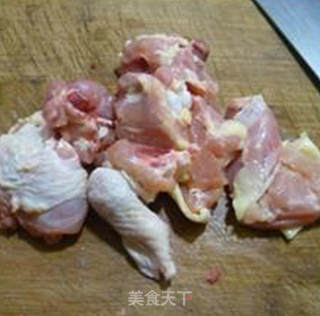板栗茭白鸡块的做法步骤：6