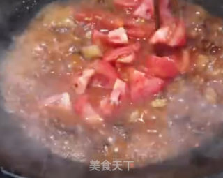 番茄烧牛腩的做法步骤：7