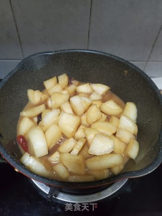 牛腩汁烧白萝卜的做法步骤：6