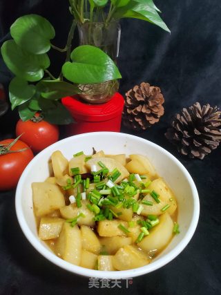 牛腩汁烧白萝卜的做法步骤：10