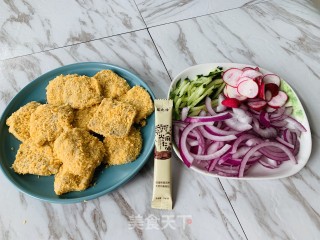火麻油香虾蟹饼的做法步骤：1