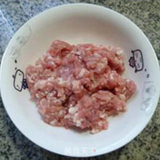 肉面筋蚕豆芽的做法步骤：3
