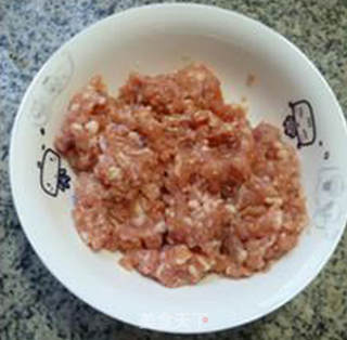 肉面筋蚕豆芽的做法步骤：6