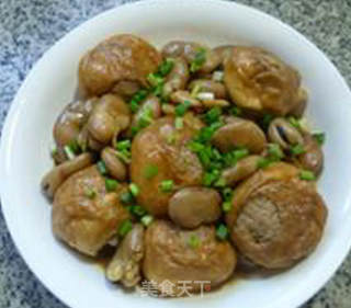 肉面筋蚕豆芽的做法步骤：13