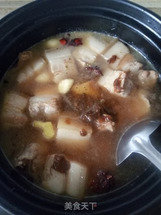 红烧肉炖鸡蛋的做法步骤：5