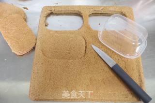 巧克力脆皮奶油盒子蛋糕的做法步骤：20