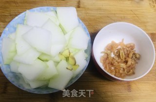 海米冬瓜的做法步骤：1