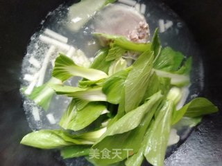 砂锅鱼头肉丸汤的做法步骤：6