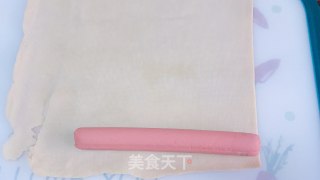 火腿豆皮串的做法步骤：2