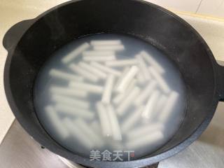 孜然火腿年糕的做法步骤：4