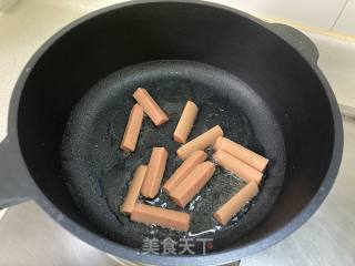 孜然火腿年糕的做法步骤：6