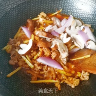 炒兔肉的做法步骤：6