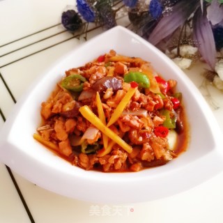 炒兔肉的做法步骤：9