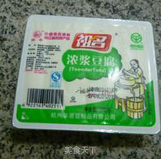 瘦肉油条豆腐羹的做法步骤：2