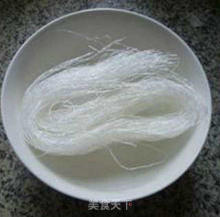 青菜鹅血粉丝汤的做法步骤：3