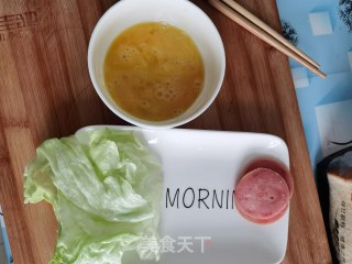 三明治的做法步骤：2
