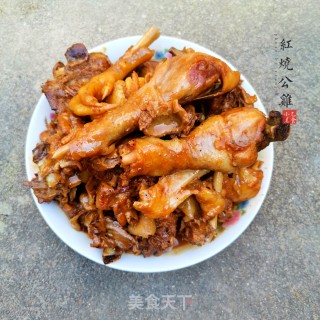 红烧公鸡的做法步骤：7