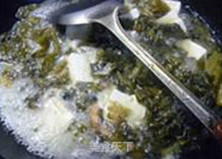 瘦肉片酸菜豆腐汤的做法步骤：8