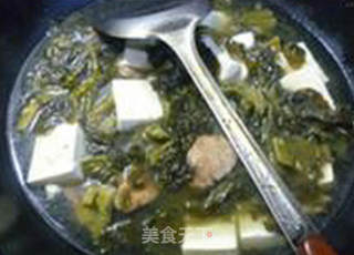 瘦肉片酸菜豆腐汤的做法步骤：9