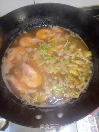 鲜虾土豆粉的做法步骤：7