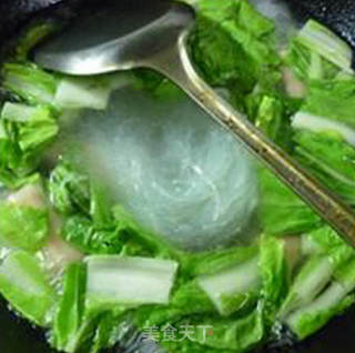五号菜香菇脆粉丝汤的做法步骤：8