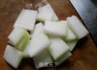 咸肉鸡棕菌冬瓜汤的做法步骤：4