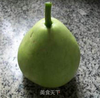羊尾笋蒲瓜排骨汤的做法步骤：1