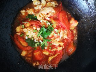 番茄炒鸡蛋的做法步骤：9