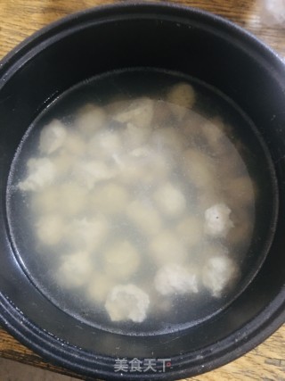 水汆丸子汤的做法步骤：6
