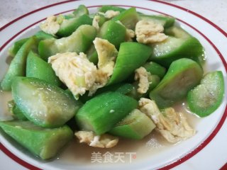 丝瓜炒鸡蛋的做法步骤：7